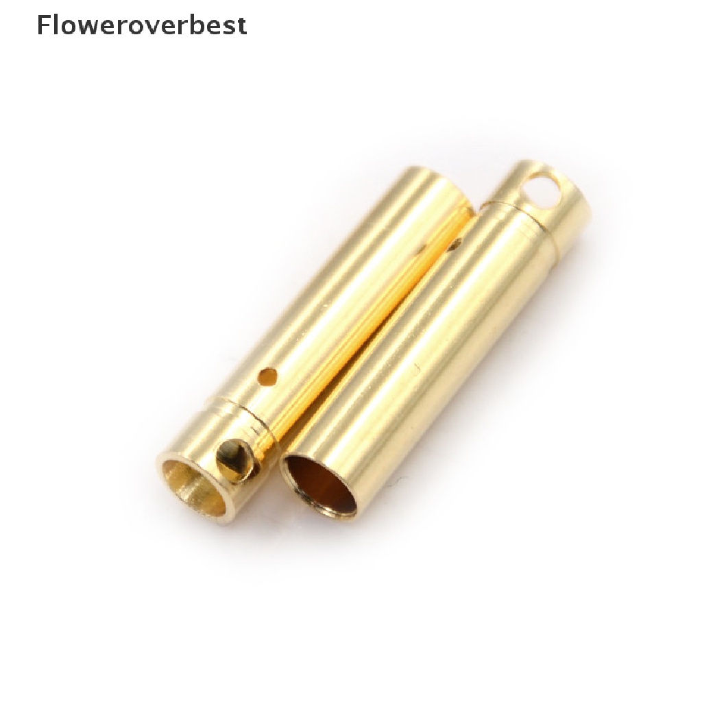 10 Cặp jack cắm bắp chuối mạ vàng 4.0mm 4mm dành cho xe điều khiển từ xa