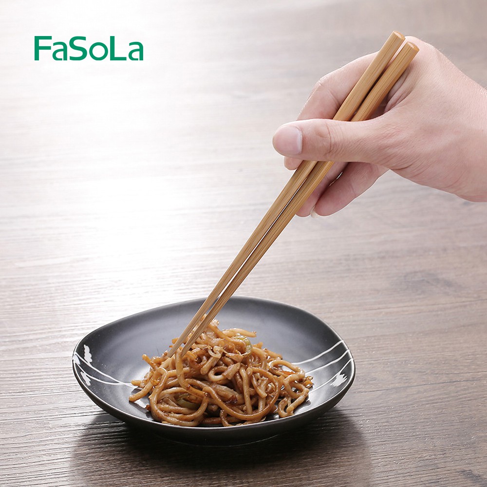 Bộ 5 đôi đũa tre tự nhiên FASOLA FSLRY-236