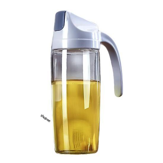 Bình Thủy Tinh Đựng Gia Vị Tự Động Mở Nắp 600 ml