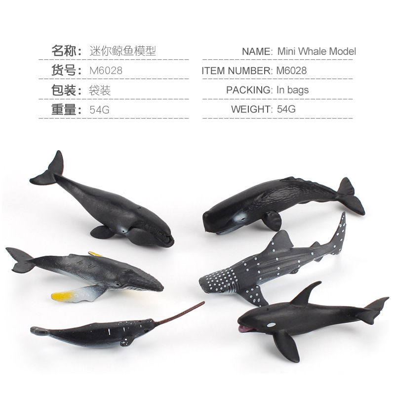 Mô Hình Cá Heo Cá Voi Cá Mập Đồ Chơi Bằng Nhựa Cho Bé