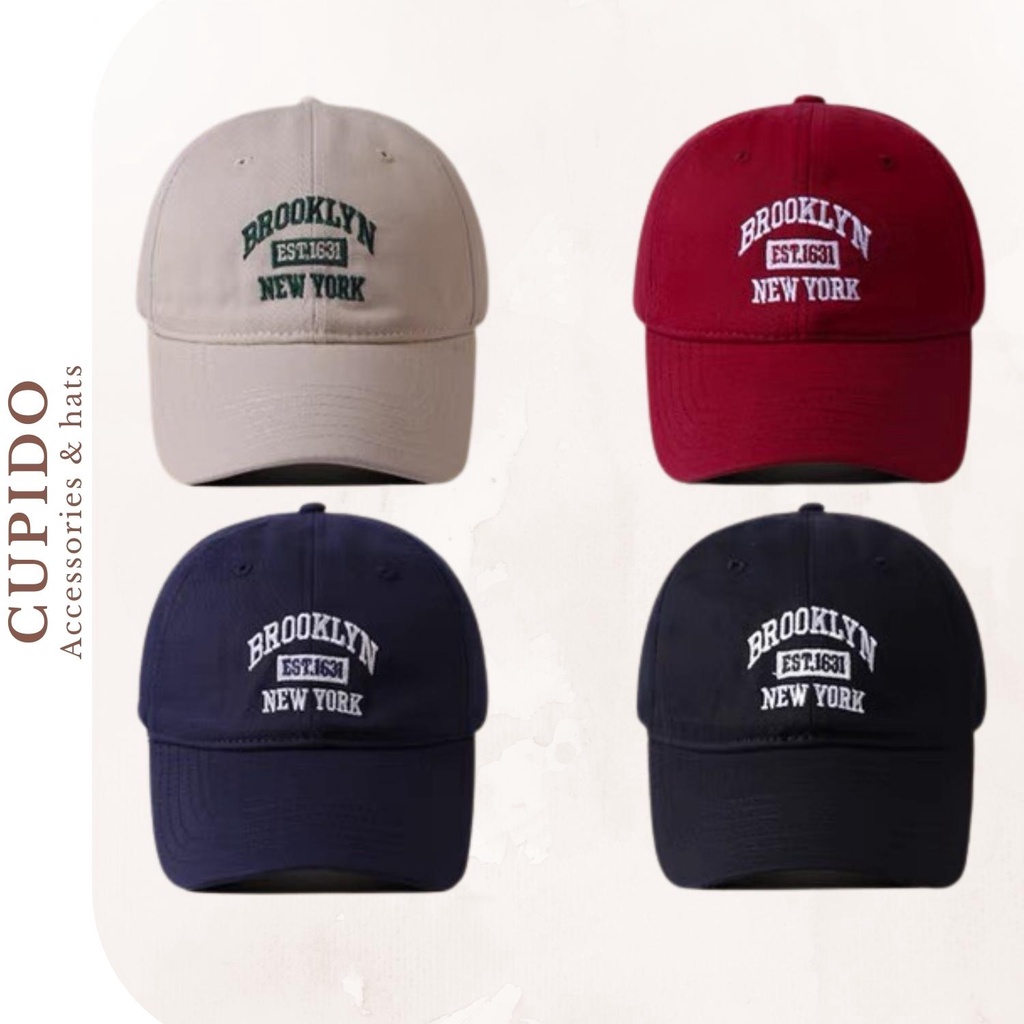 Mũ lưỡi trai Brooklyn phong cách ulzzang nam nữ cao cấp