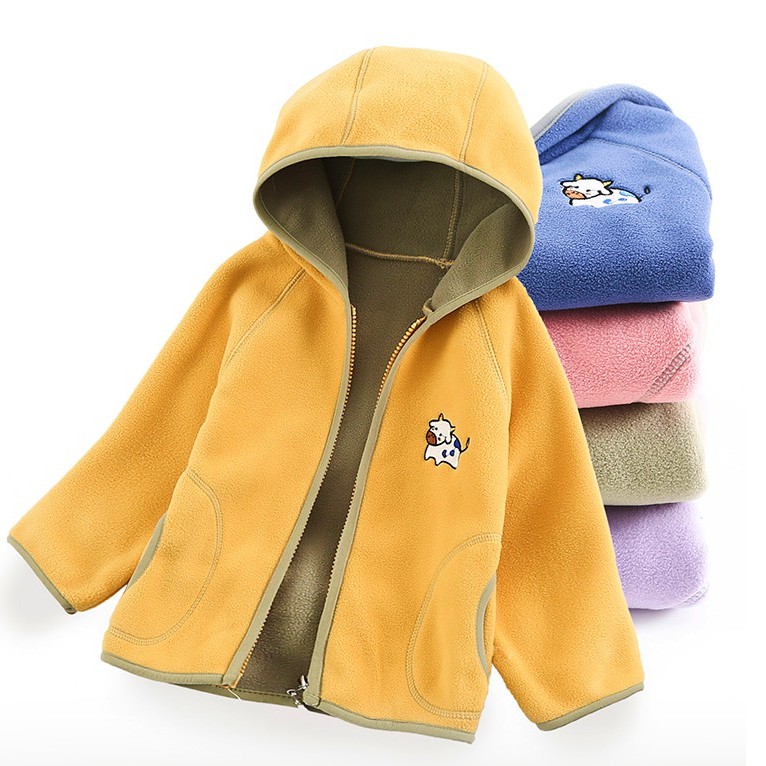 áo khoác nỉ bông cho trẻ em và người lớn nhiều màu
