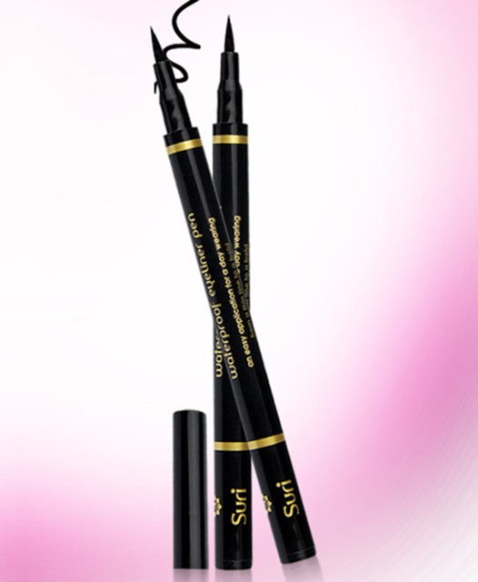 Viết kẻ mí mắt không lem, không trôi, không thấm nước siêu mảnh Suri Waterproof Eyeliner Pen