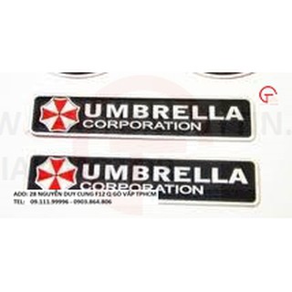 DT - Tem nhôm Umbrella dán mọi vị trí xe máy