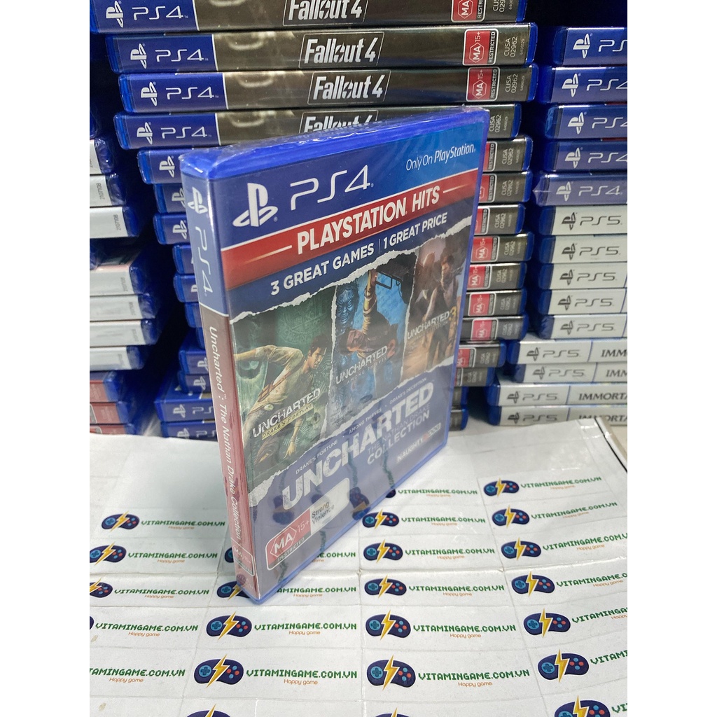 Đĩa game PS4: Uncharted The Nathan Drake Collection