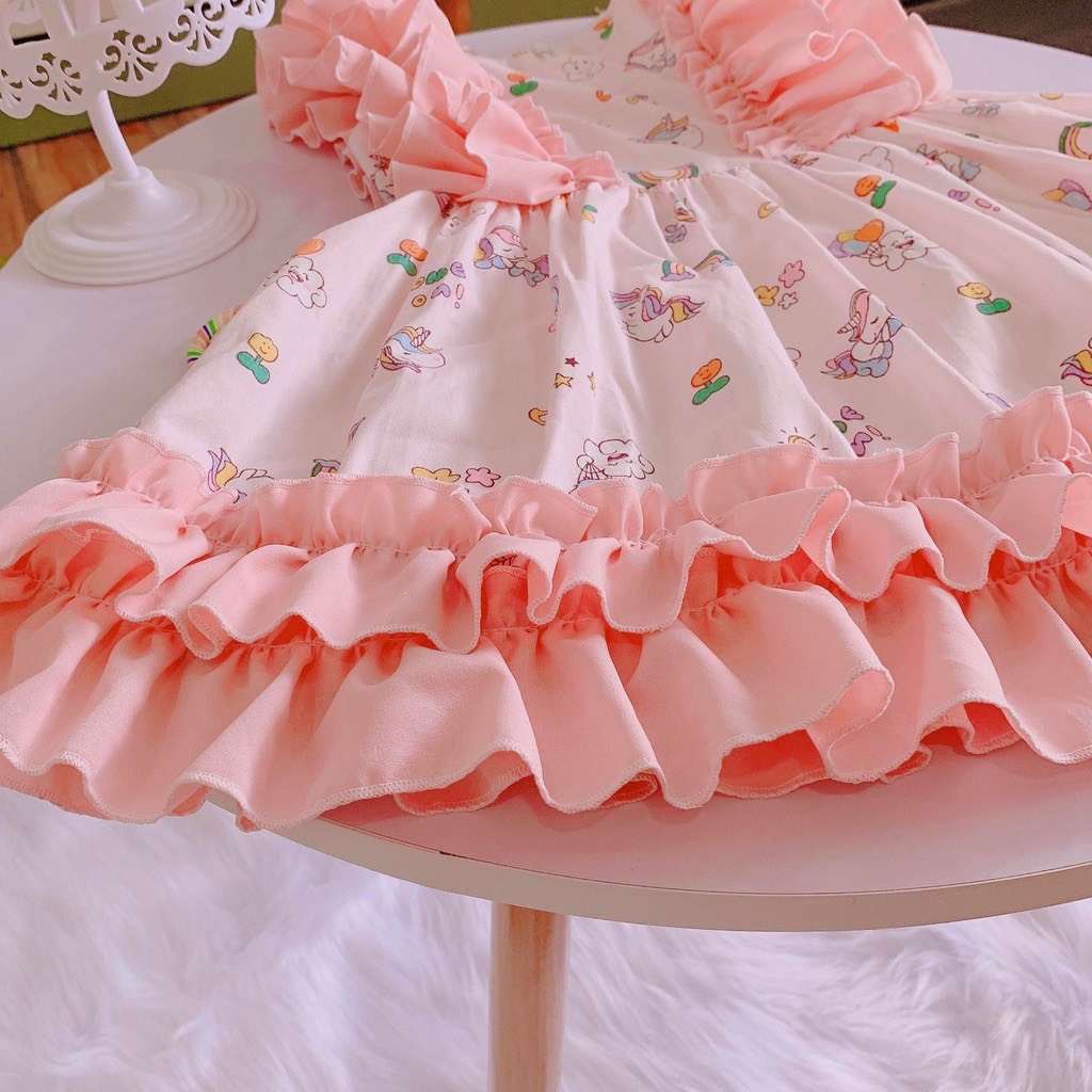 Váy Bé Gái 5-22kg💕𝑭𝑹𝑬𝑬𝑺𝑯𝑰𝑷 💕 NHƯ Ý HOUSE'Sc- Đầm Công Chúa, váy trẻ em, váy cho bé hàng thiết kế - Váy lolita ngựa poony