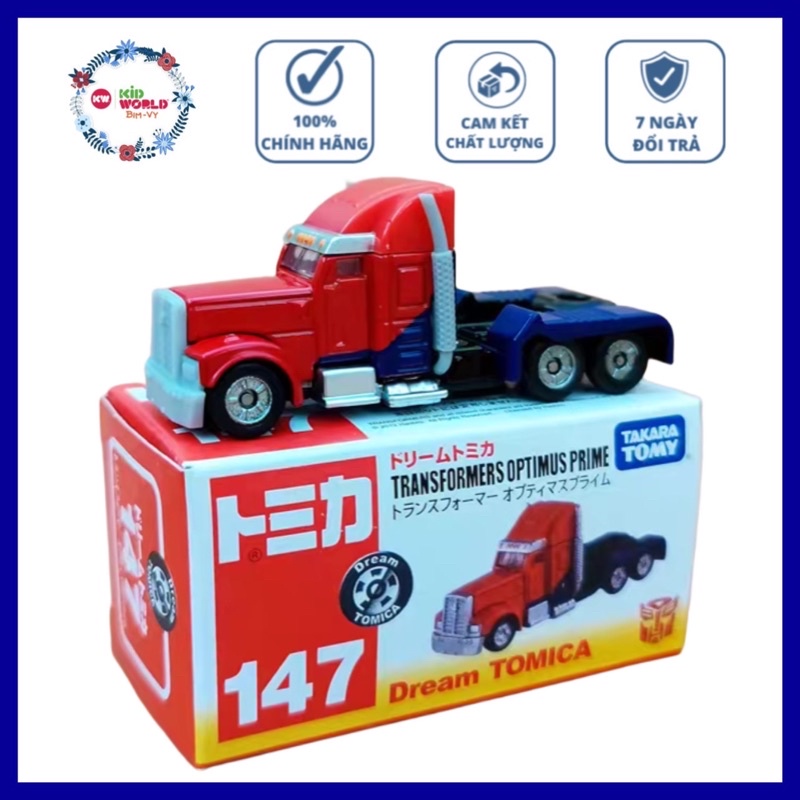 Xe mô hình Tomica Box Transformers Optimus Prime. Made in China. MS: 678.