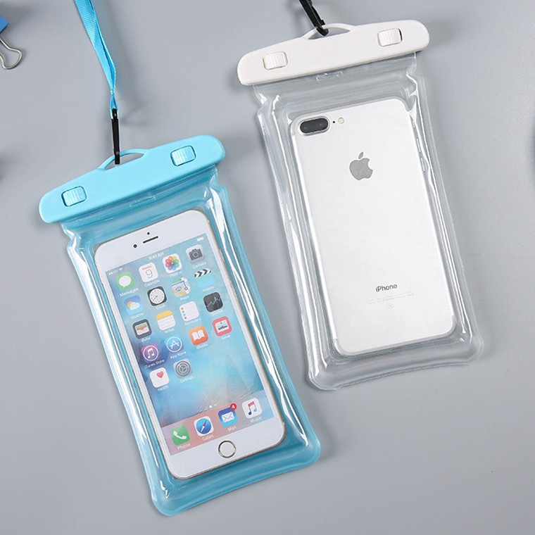 Túi đựng điện thoại chống thấm nước tiện dụng khi đi bơi cho điện thoại thông minh tặng kèm dây đeo cực kute