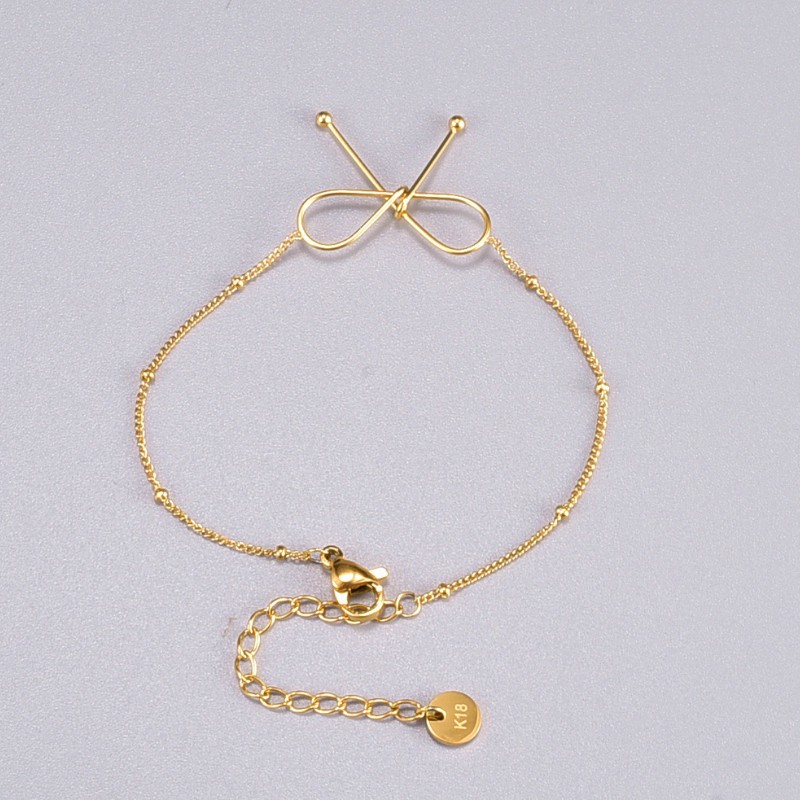 Lắc Tay Nữ Nơ Xinh Titan Ko Đen TT 3737