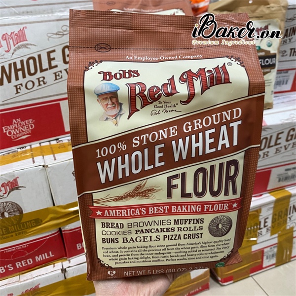 Bột mì nguyên cám Bob's Red Mill - 2.27kg