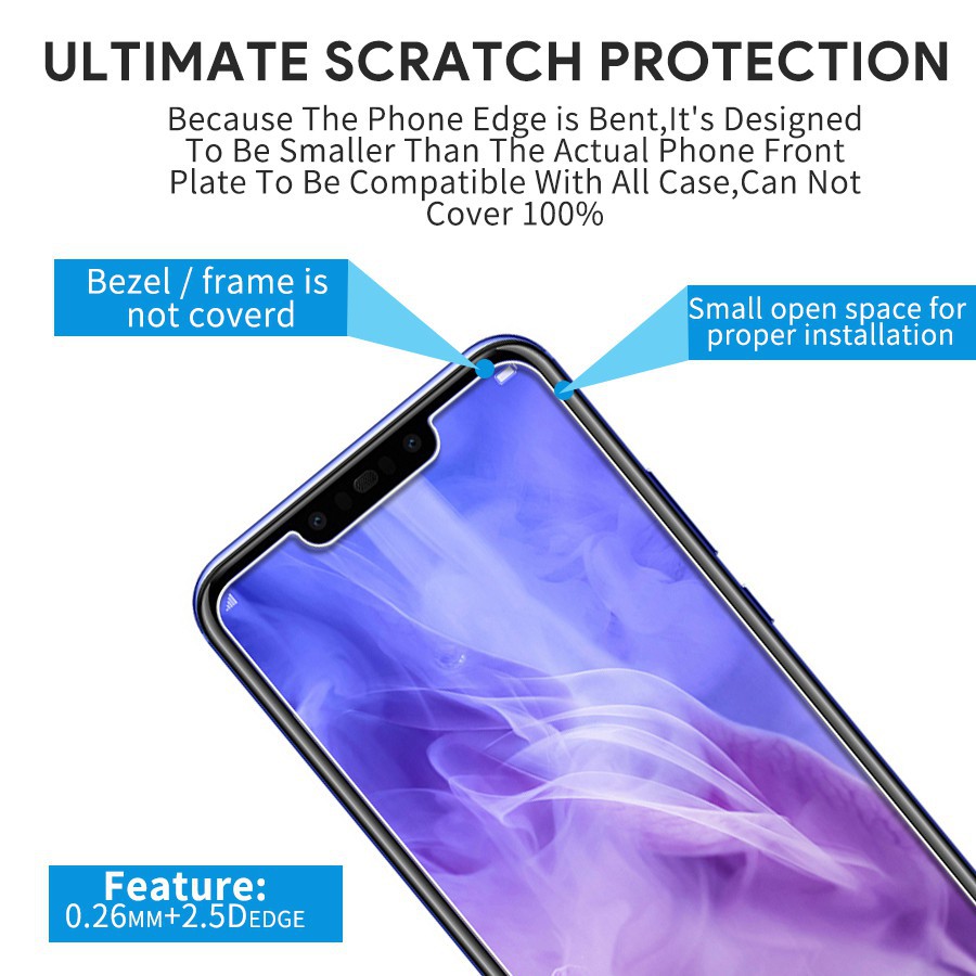 Miếng dán kính cường lực HD bảo vệ màn hình điện thoại Huawei Nova 3i P30 P20 Pro P20 Nova 4 Nova 4e