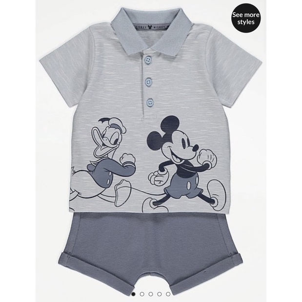 Bộ cộc mickey bé trai George Auth