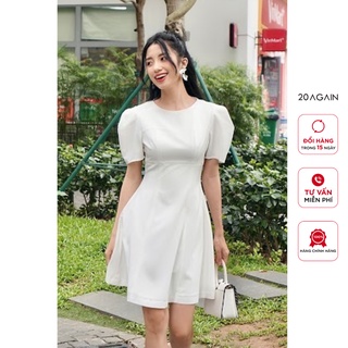 Đầm xòe nữ công sở tay bồng xòe A 20 AGAIN DEW1094