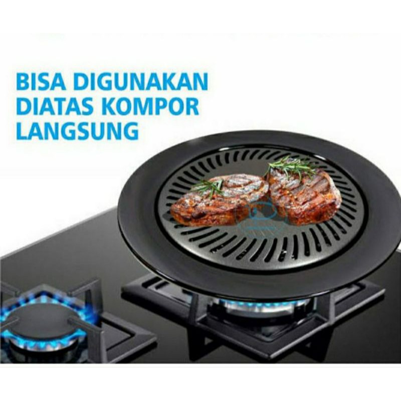 Lò Nướng Bbq Không Khói 32cm Phong Cách Hàn Quốc