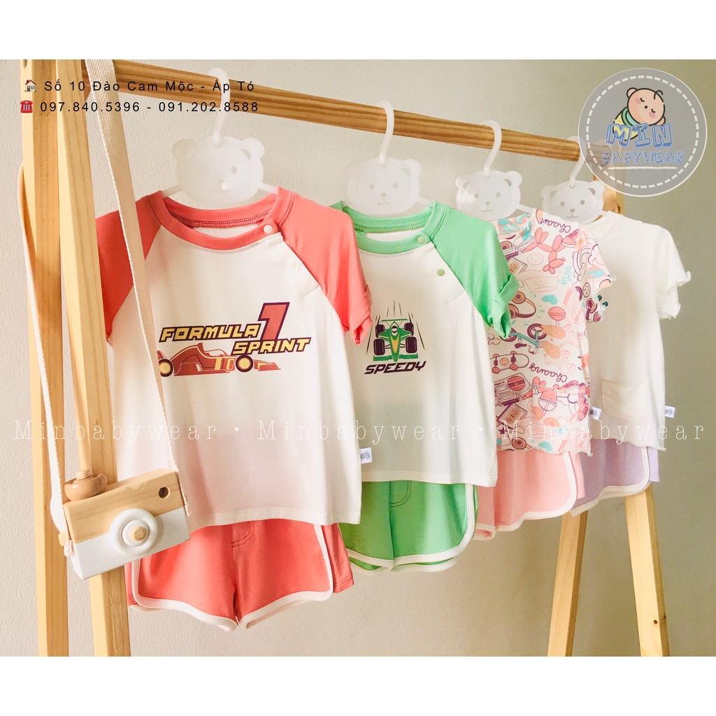 Bộ quần áo cộc tay Chaang họa tiết mùa hè sôi động