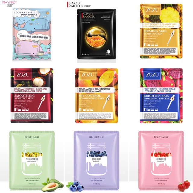 Mặt nạ dưỡng ẩm, trắng da, nâng cơ giao ngẫu nhiên