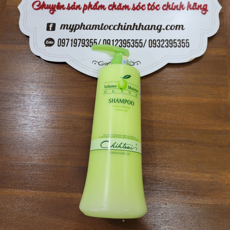 LẺ DẦU GỘI HOẶC DẦU XẢ SIÊU MƯỢT CHIHTSAI OLIVE 500ML - 1000ML