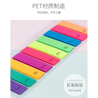 Note 6 Màu / 10 Màu Phân Trang - Sticky Note BAOKE