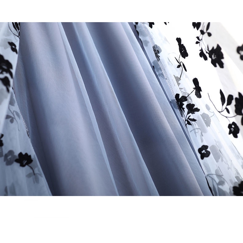 Chân Váy Xòe Lưng Cao Họa Tiết Hoa Thời Trang Cho Nữ