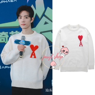 (ORDER) Áo len chữ A❤️ Tiêu Chiến Vương Tuấn Khải Dịch Dương Thiên Tỉ mặc 2 màu trắng/đen