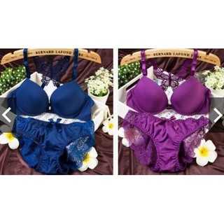 Set bra ( áo + quần) thiết kế cài trước phối ren (S008)