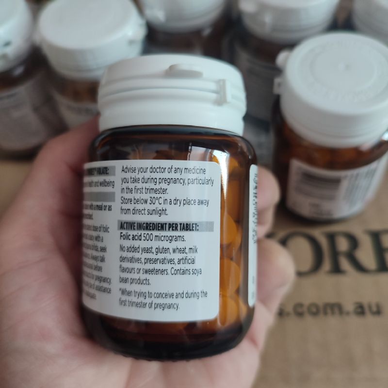 Viên Uống Bổ Sung Axit Folic Cho Mẹ Bầu Blackmores Folate