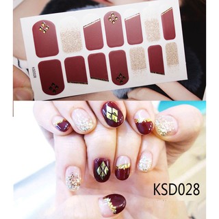 Miếng dán móng tay - Nail Wraps (14 miếng dán khô)