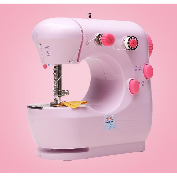 Máy may mini cầm tay，máy may gia đình juki，bàn đạp chân ga，Có đèn ngủ