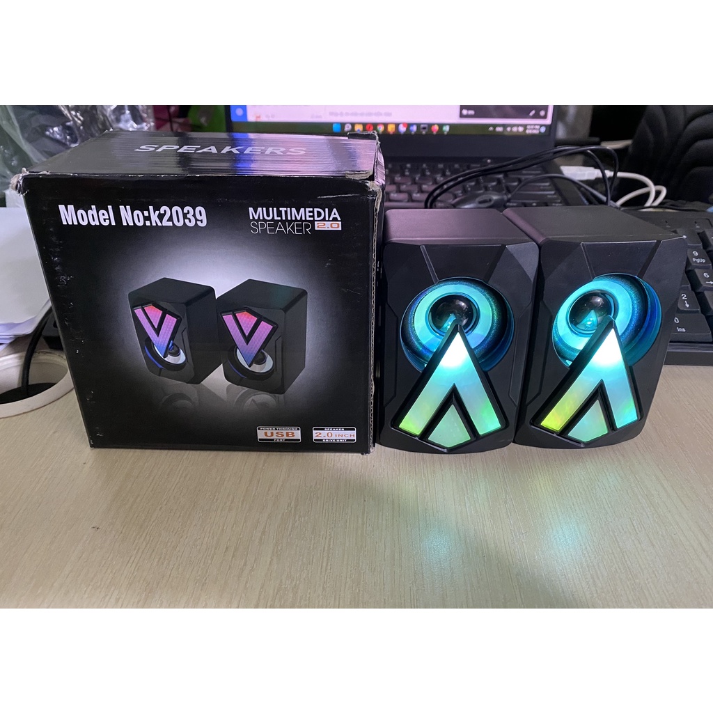 LOA LAPTOP 2.0 Yt-1046 có đèn led