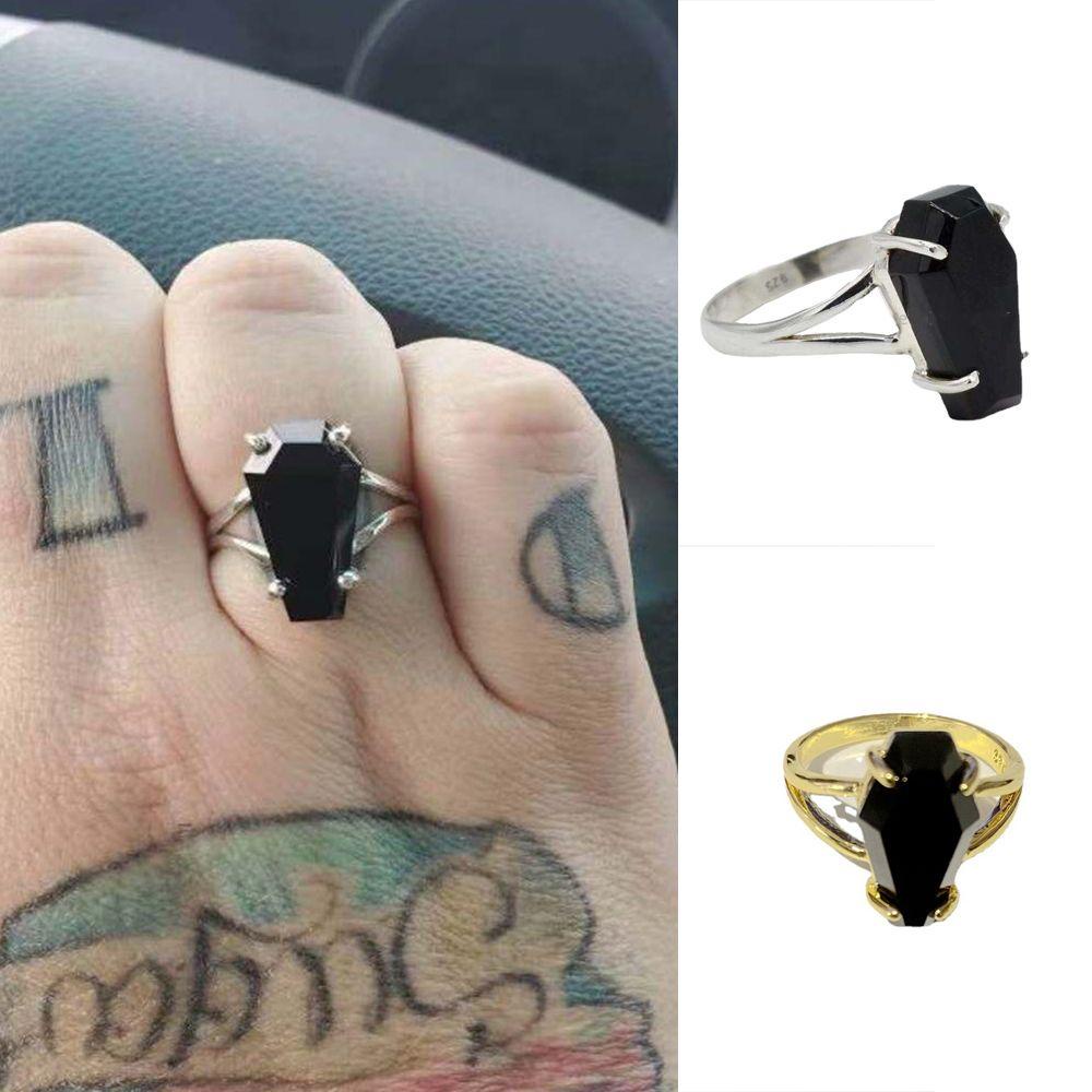 Nhẫn Coffin Phong Cách Gothic Punk Cổ Điển Cho Nam Và Nữ