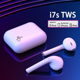Tai Nghe Nhét Tai Bluetooth Không Dây I7S Kèm Hộp Sạc Tiện Dụng