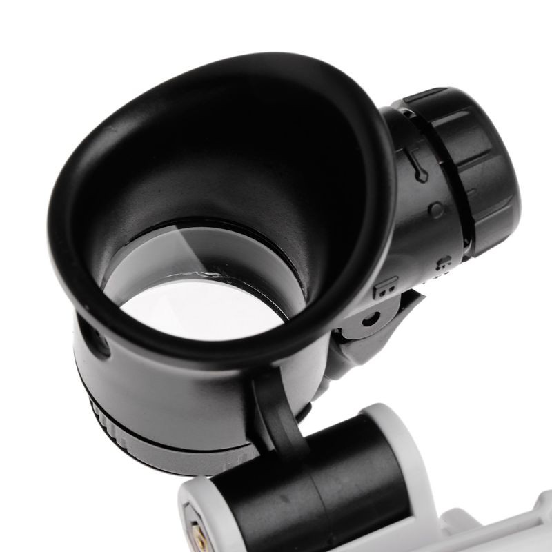 Kính Lúp Đeo Đầu Phóng To 8X 23X Có Đèn LED Đa Dụng Chất Lượng Tốt