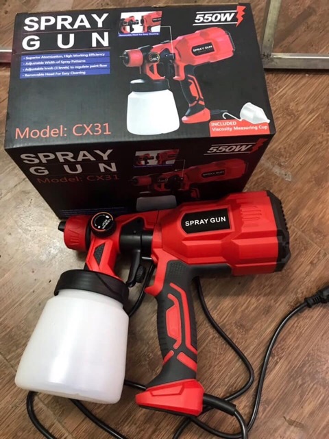 Máy phun sơn cầm tay Spray Gun - 550w