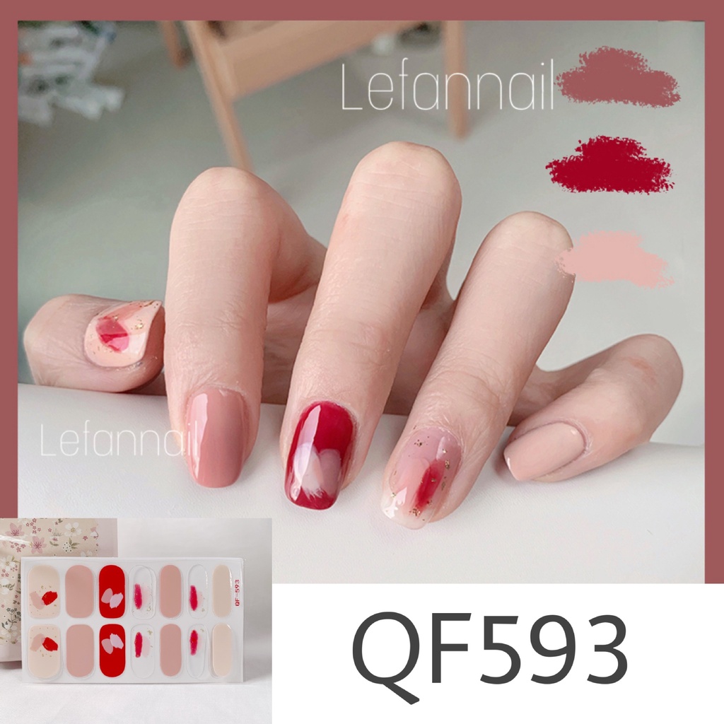Sticker nhiều màu chống thấm nước dùng để trang trí móng nghệ thuật
