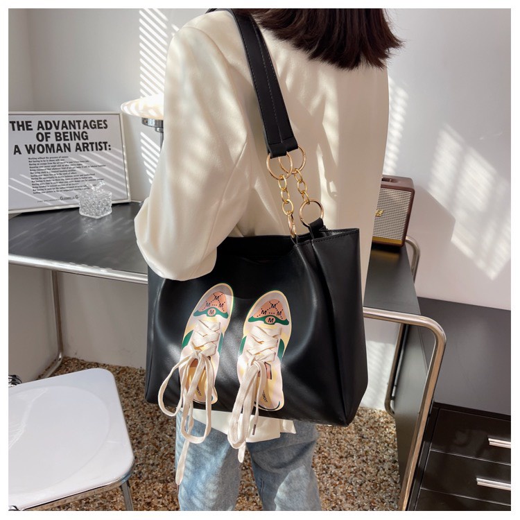 Túi xách tote da nữ giá rẻ size to đựng vừa A4 đeo vai đẹp đi chơi đi làm thời trang hàn quốc DC77