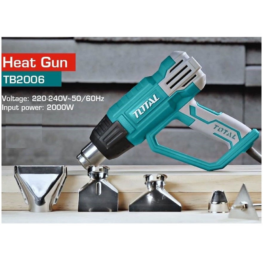 Máy khò thổi nhiệt hơi nóng công suất 2000W TOTAL TB2006 ( Mẫu Lớn) Bảo Hành Chính Hãng 6 Tháng