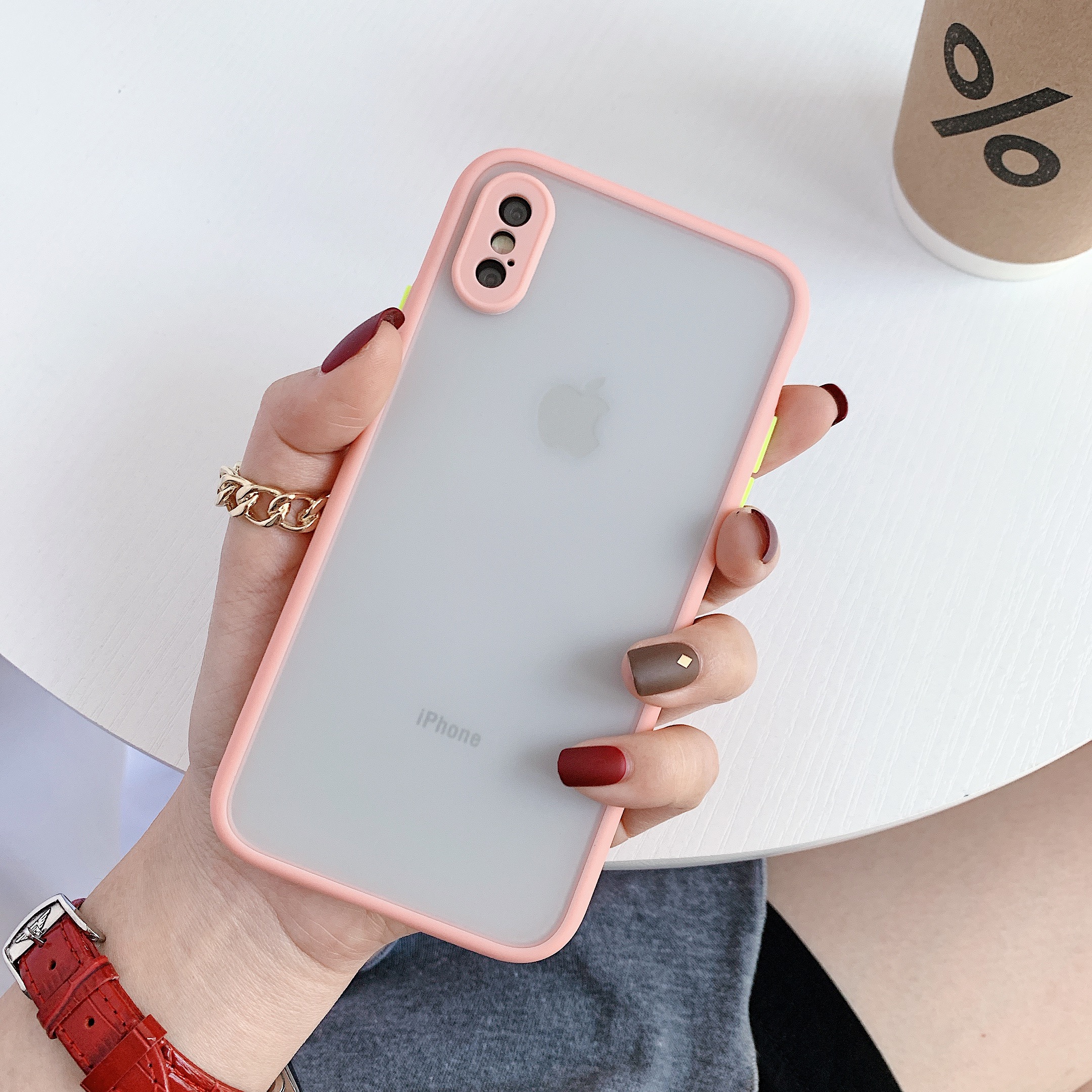 Iphone case for Iphone xr / Iphone x / Iphone xs / iphone xs max Shockproof Phone Case & Matte Transparent cover & hard case