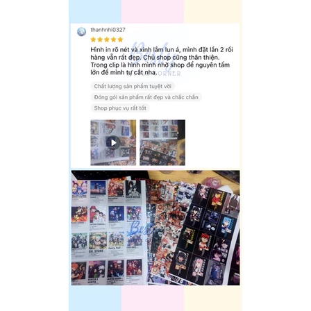 Set 40 Sticker Anime random - 40 miếng Sticker các bộ Anime random - sticker jujutsu kaisen tokyo revenger haikyuu