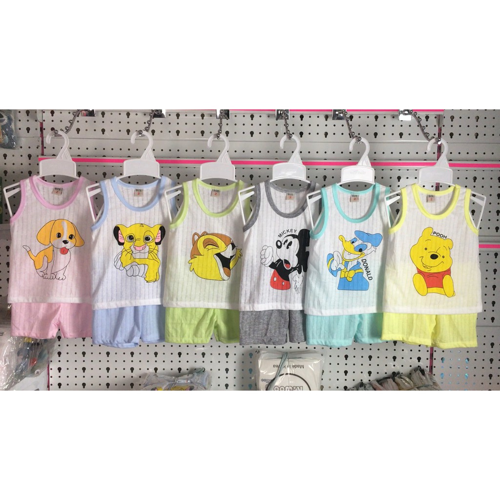 Bộ Ba Lỗ Chất Cotton Giấy Cho Bé Trai, Bé Gái