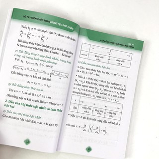 Sách - Sổ tay kiến thức Toán - THPT