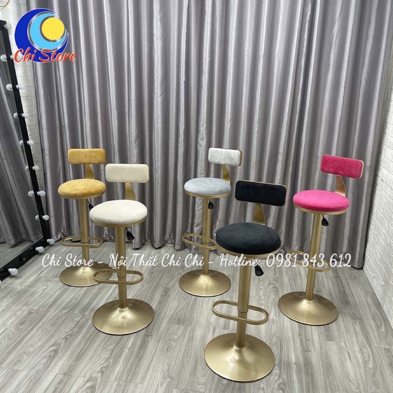 Ghế Quầy Bar, Ghế Ngồi Trang Điểm, Ngồi Quầy Thu Ngân Sang Chảnh