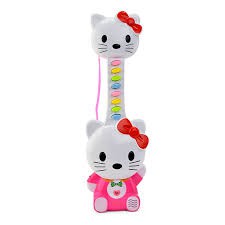 Đồ chơi đàn guitar Mèo Kitty dùng pin có nhạc tiếng Việt