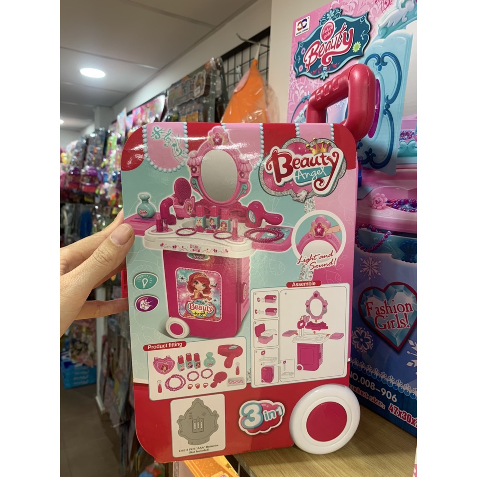 Bộ đồ chơi vali hộp đồ trang điểm