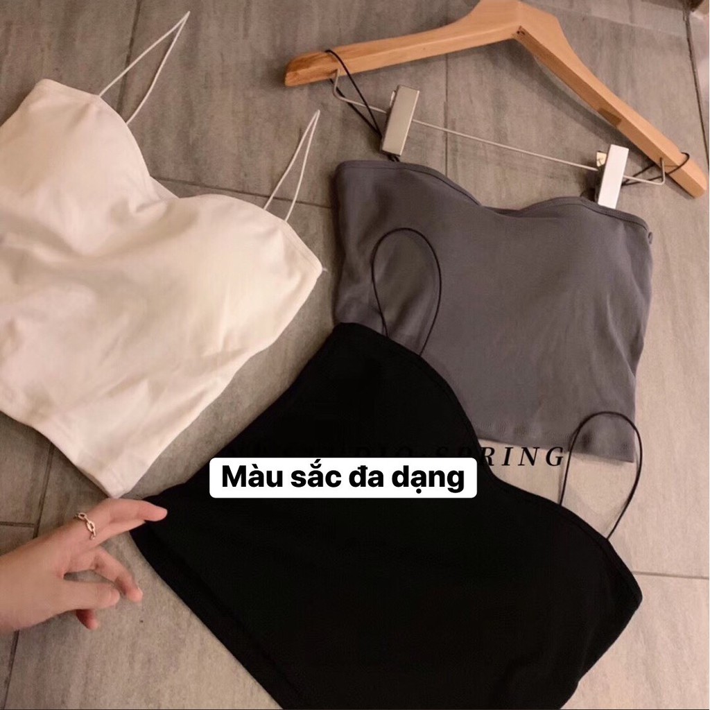 Áo 2 Dây Có Đệm 💖FREESHIP💖 Giảm 5k nhập 💖 Áo hai dây Hàn Quốc xinh đẹp
