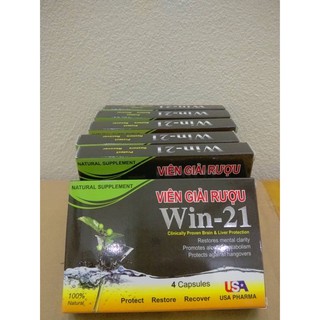 Viên giải rượu Win-21 giảm tác hại của rượu với cơ thể