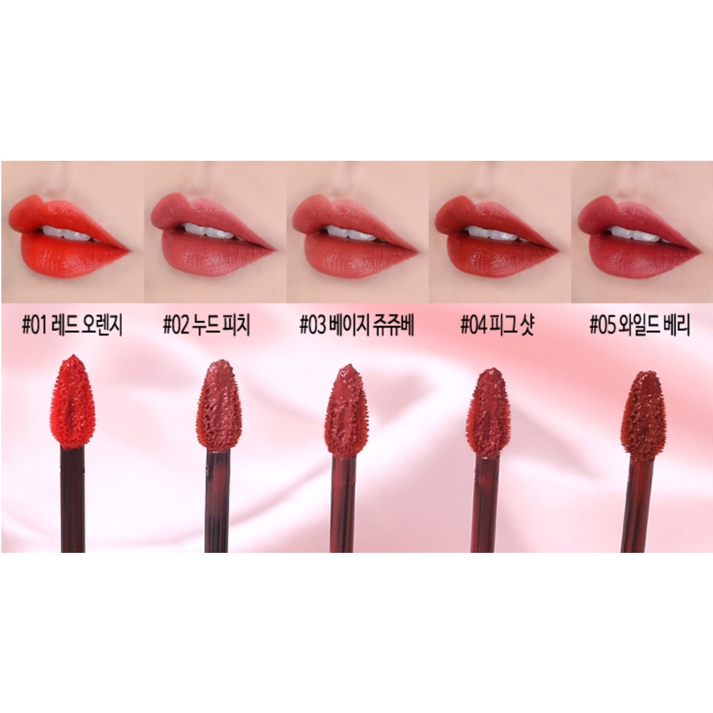 Son kem siêu lì, màu sắc thời thượng Hàn Quốc Dearmay Breeze Velvet Lip Tint 4.4g