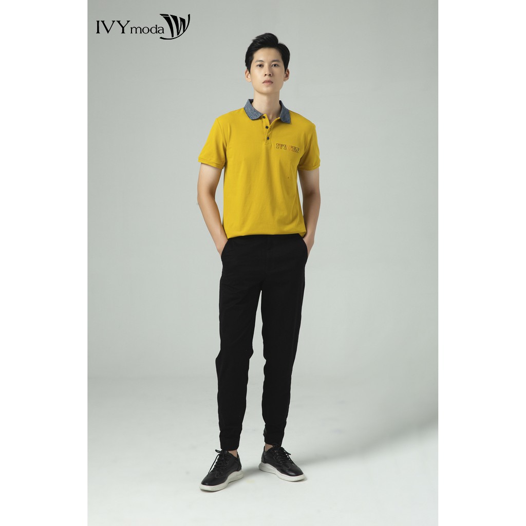 [Mã WABRSB55 giảm 12% đơn 250K] Quần dài nam khaki ống cài khuy IVY moda MS 22E2705