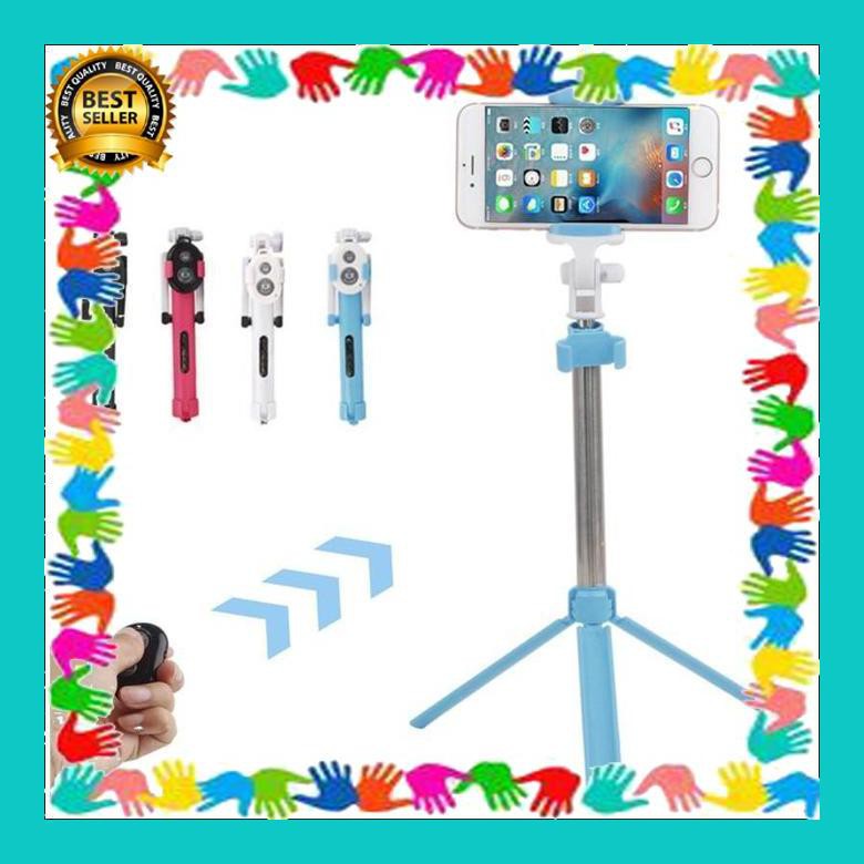 Gậy Selfie 3 Trong 1 Kết Nối Bluetooth Kèm Remote Điều Khiển | BigBuy360 - bigbuy360.vn