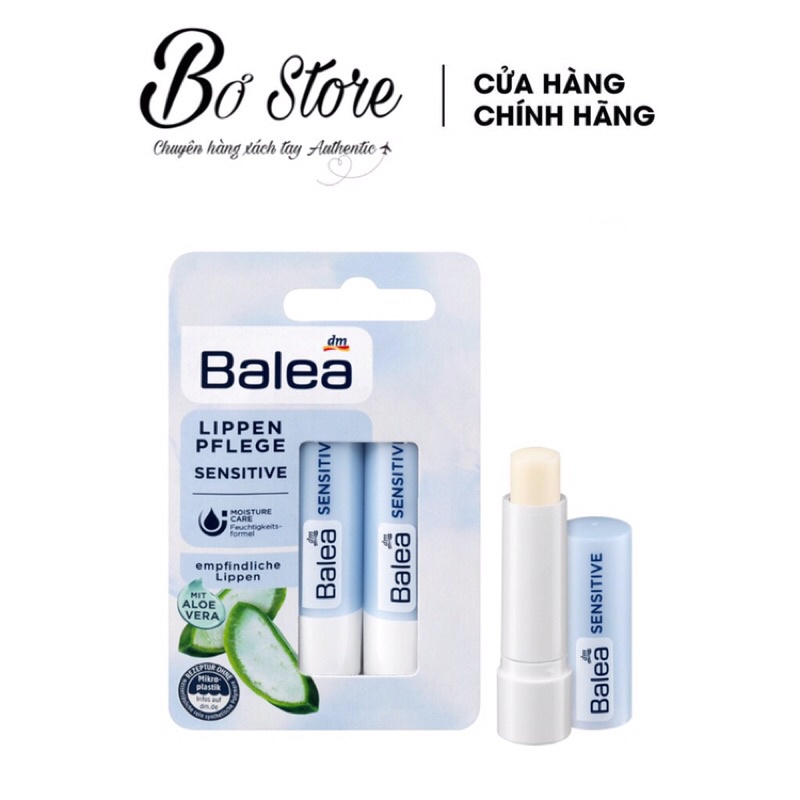 [NỘI ĐỊA ĐỨC] Set 2 son dưỡng môi Balea Lippen Pflege 9,6g