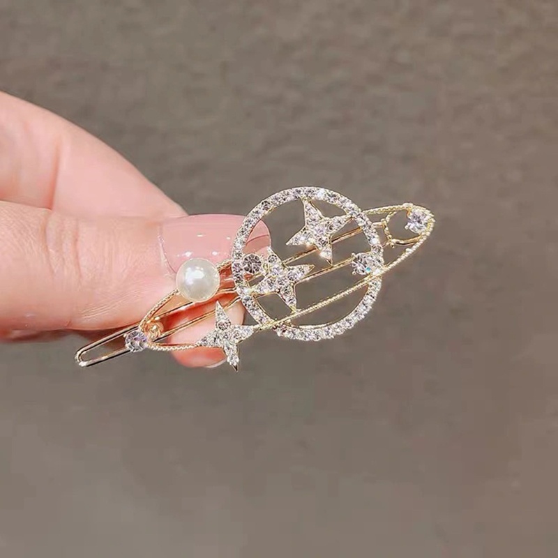 Kẹp Tóc Hình Ngôi Sao / Mặt Trăng Chống Trượt